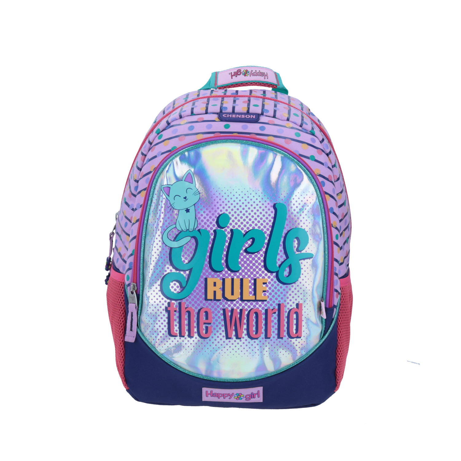 MOCHILA ESCOLAR GRANDE PARA NIÑA CHENSON SARABI