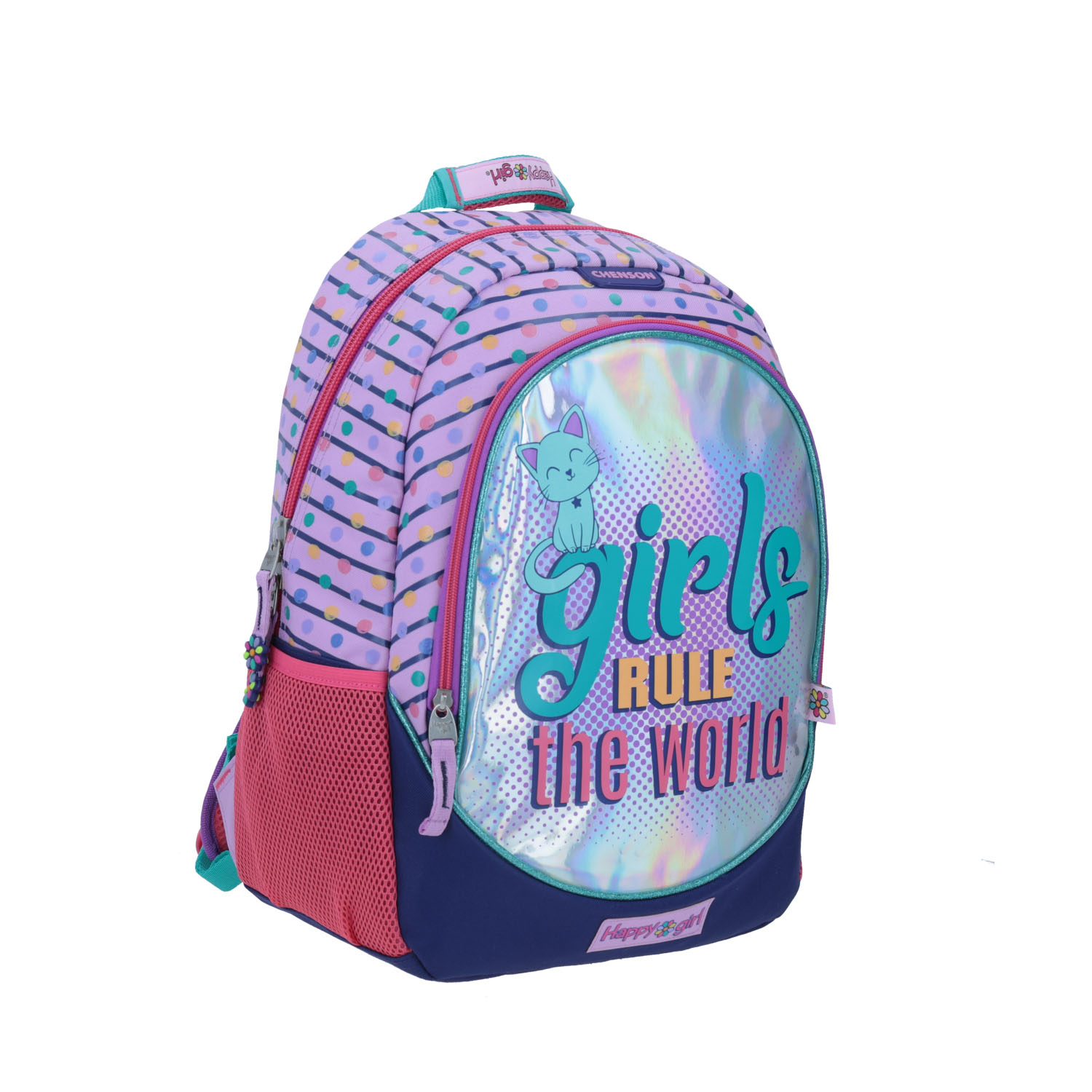 MOCHILA ESCOLAR GRANDE PARA NIÑA CHENSON SARABI