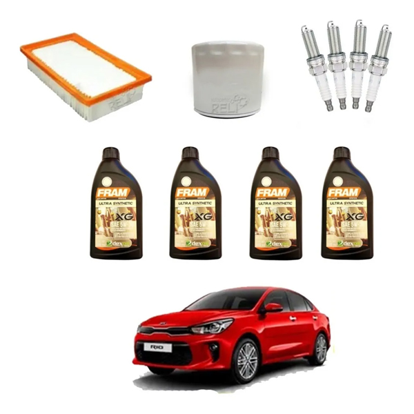 Afinación Kia Rio 1.6 2019-2020 Aceite Sintetico 5w30