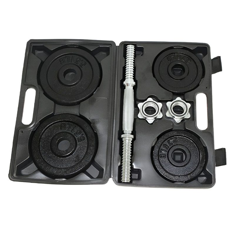 Pesa 10kg Con Discos Ajustables Estuche .