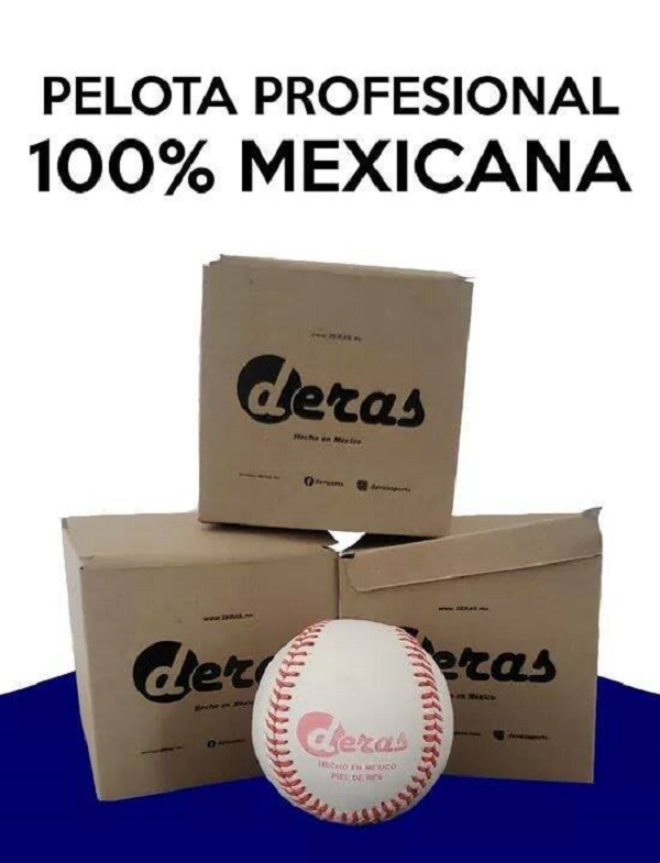 PELOTA BEISBOL DERAS GOLD (SELLO NEGRO) SIX PACK