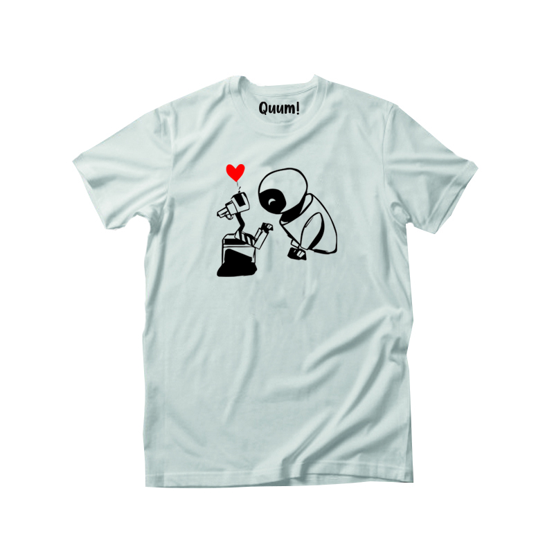 Playera Unisex de Wall-E y Eva #1 (Todas las Tallas)