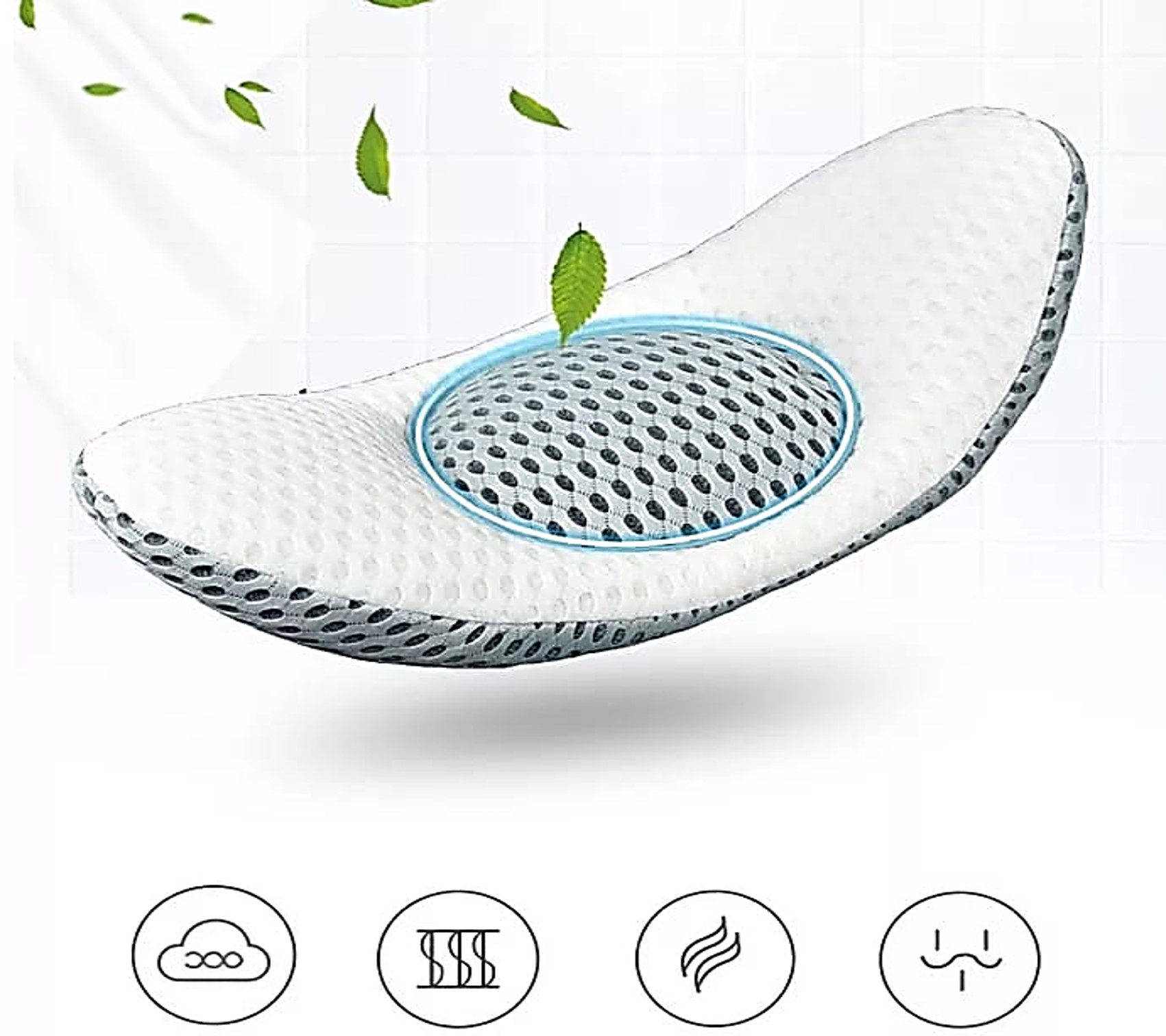 Cojin Almohada Lumbar Ortopedica Respaldo Ergonomica Fit