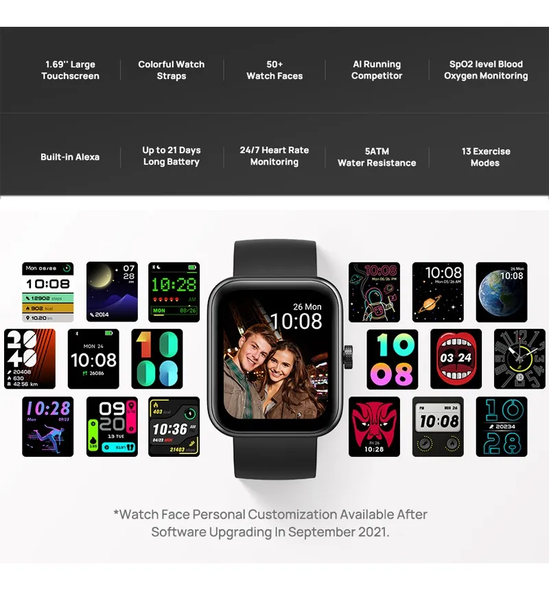 Smartwatch Reloj Inteligente Deportivo Alexa 70mai Maimo