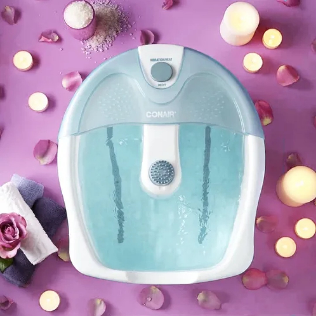 Tina Para Pies Conair Con Vibración Relajante Spa Pedicure