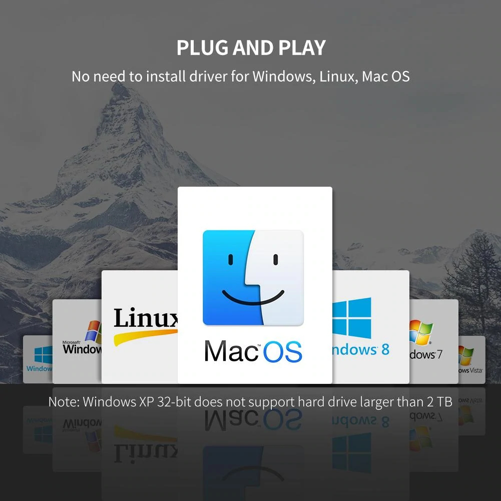 Carcasa Caja Disco Duro 3.5 Usb 3.0 Uasp Hdd Ssd Ugreen