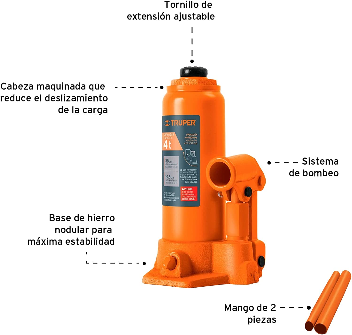 Gato de Botella 4 Toneladas GAT-4