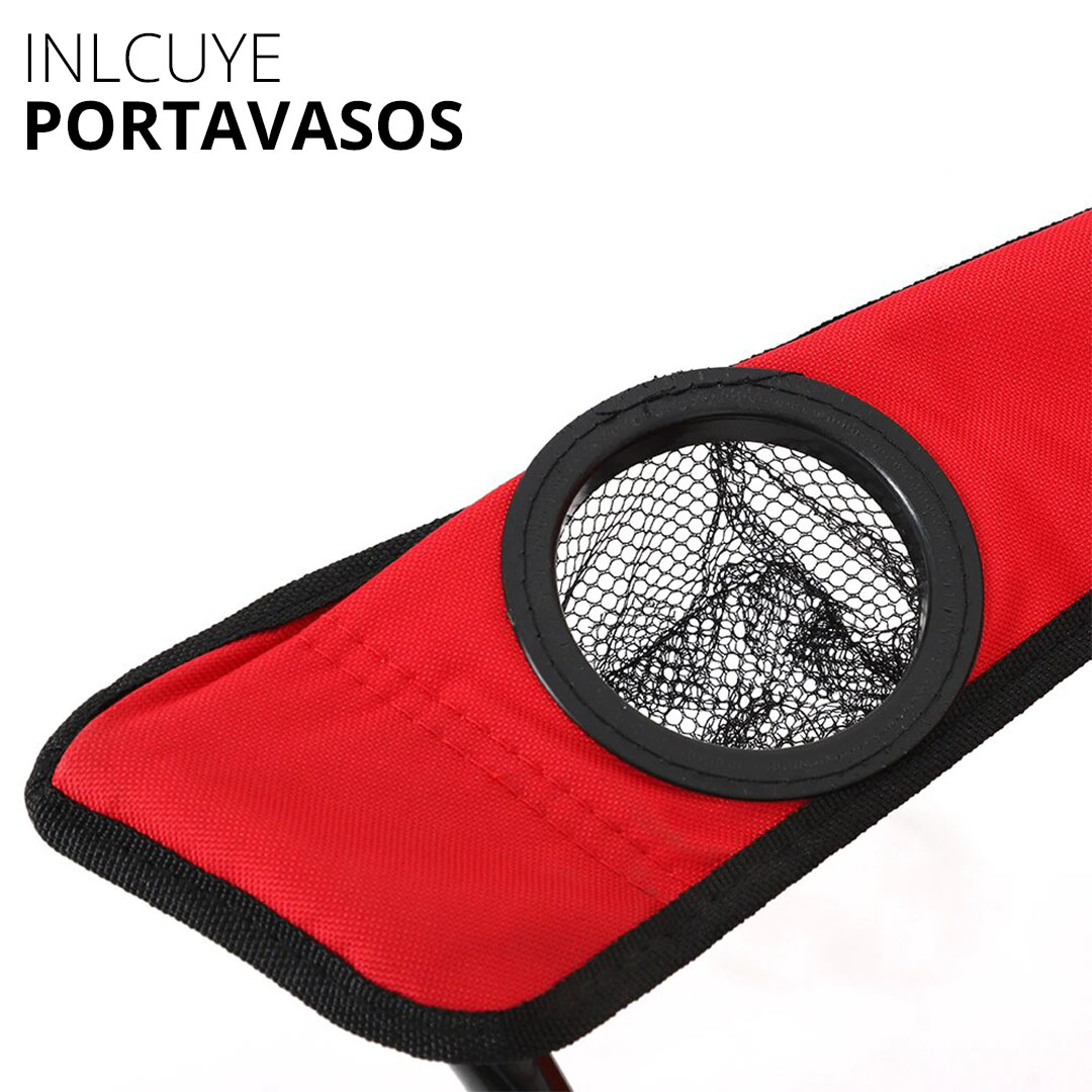 Silla Exterior Plegable Portatil Para Jardin Camping Y Playa