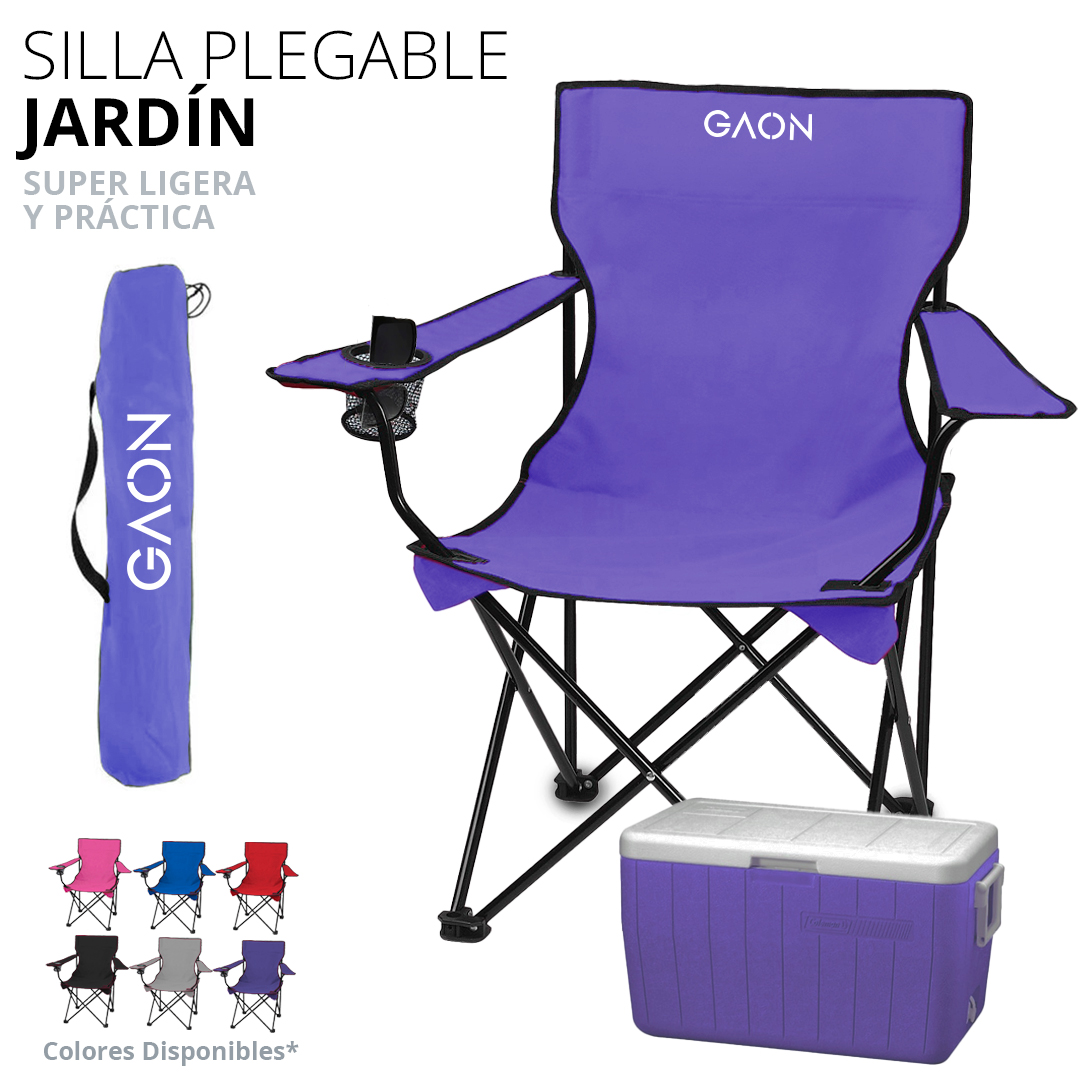 Silla Exterior Plegable Portatil Para Jardin Camping Y Playa
