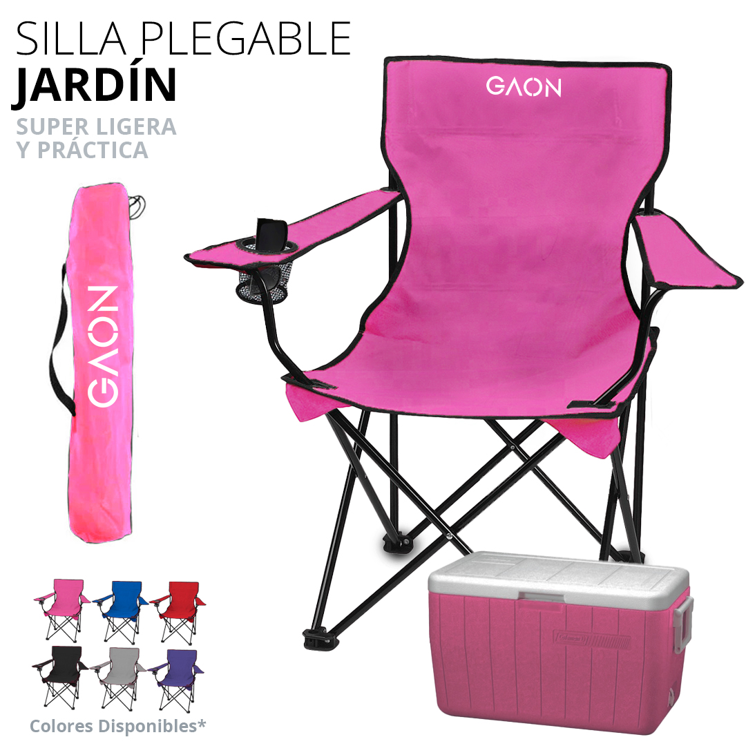 Silla Exterior Plegable Portatil Para Jardin Camping Y Playa