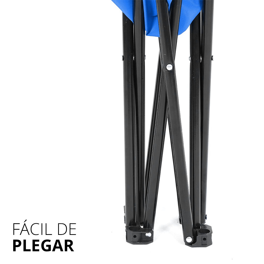 Set de 2 Sillas Camping Y Playa Plegable Portatil Para Exteriores Gaon