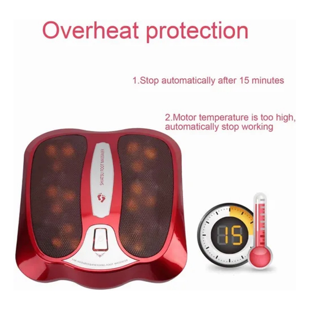 Masajeador Pies Infrarrojo Calor Portátiles Shiatsu Masaje