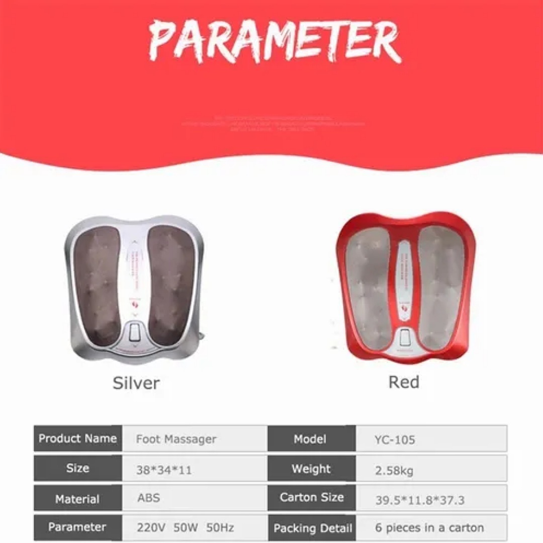 Masajeador Pies Infrarrojo Calor Portátiles Shiatsu Masaje