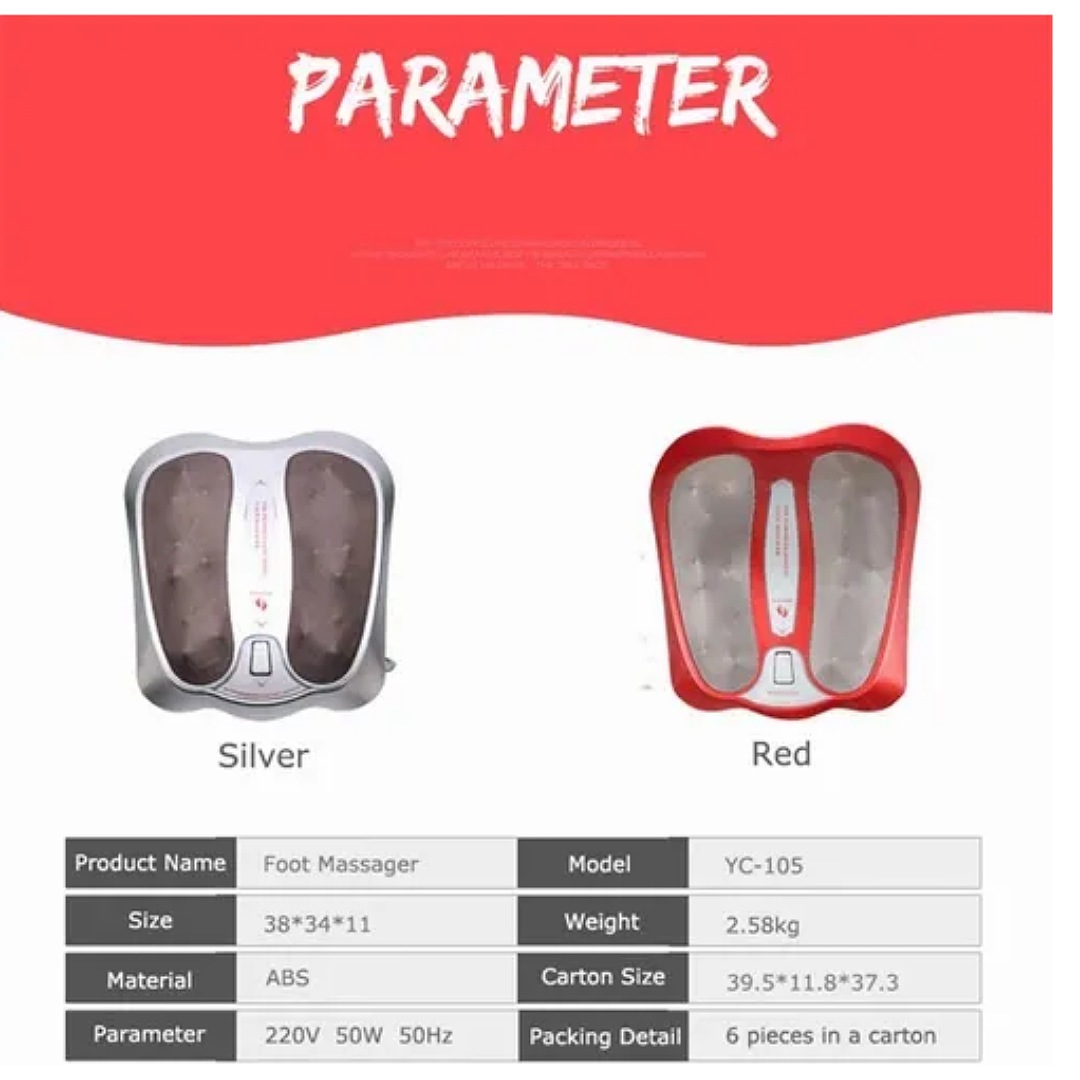 Masajeador Pies Infrarrojo Calor Portátiles Shiatsu Masaje