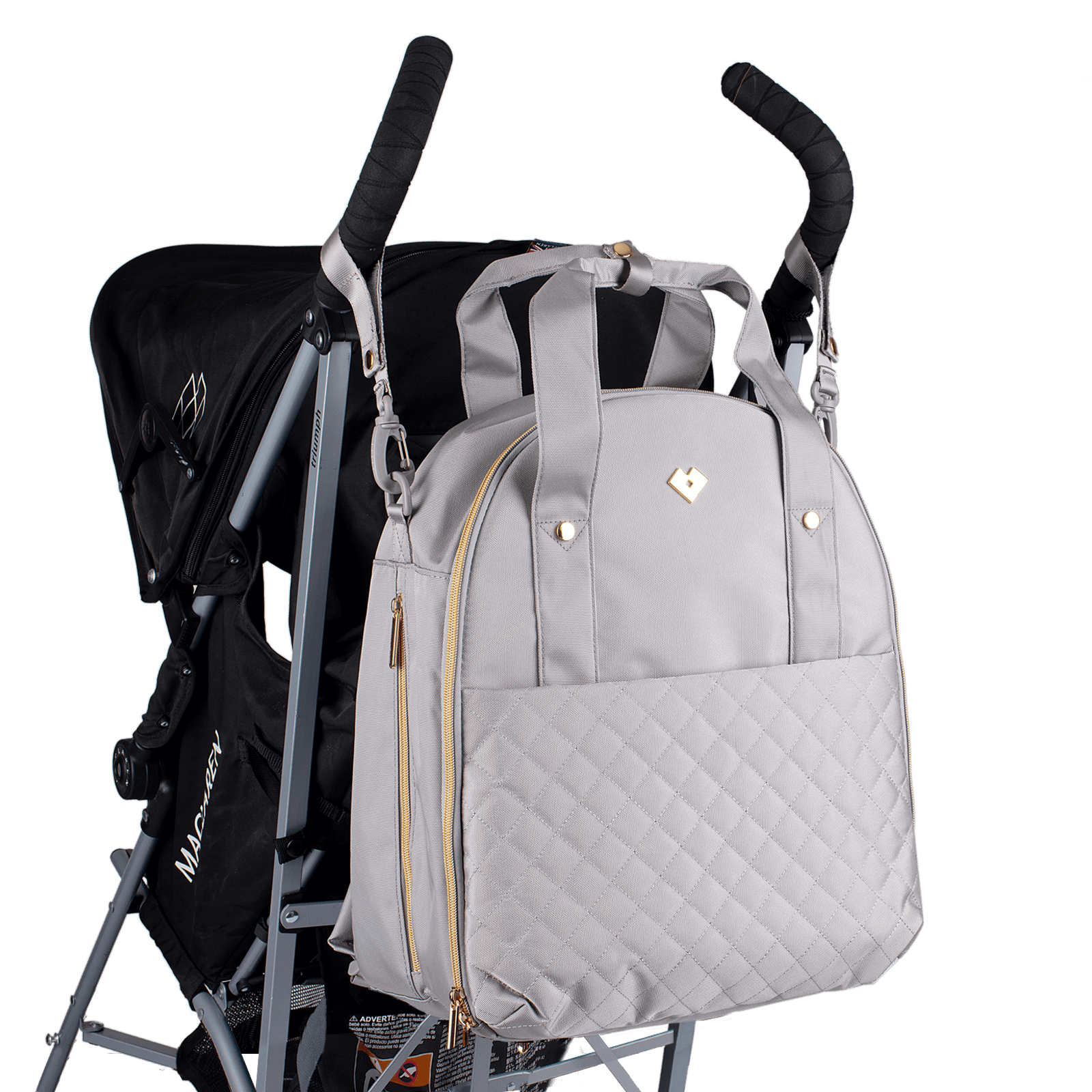 Pañalera Mochila para Bebé Evie - Gris – LuckyLy