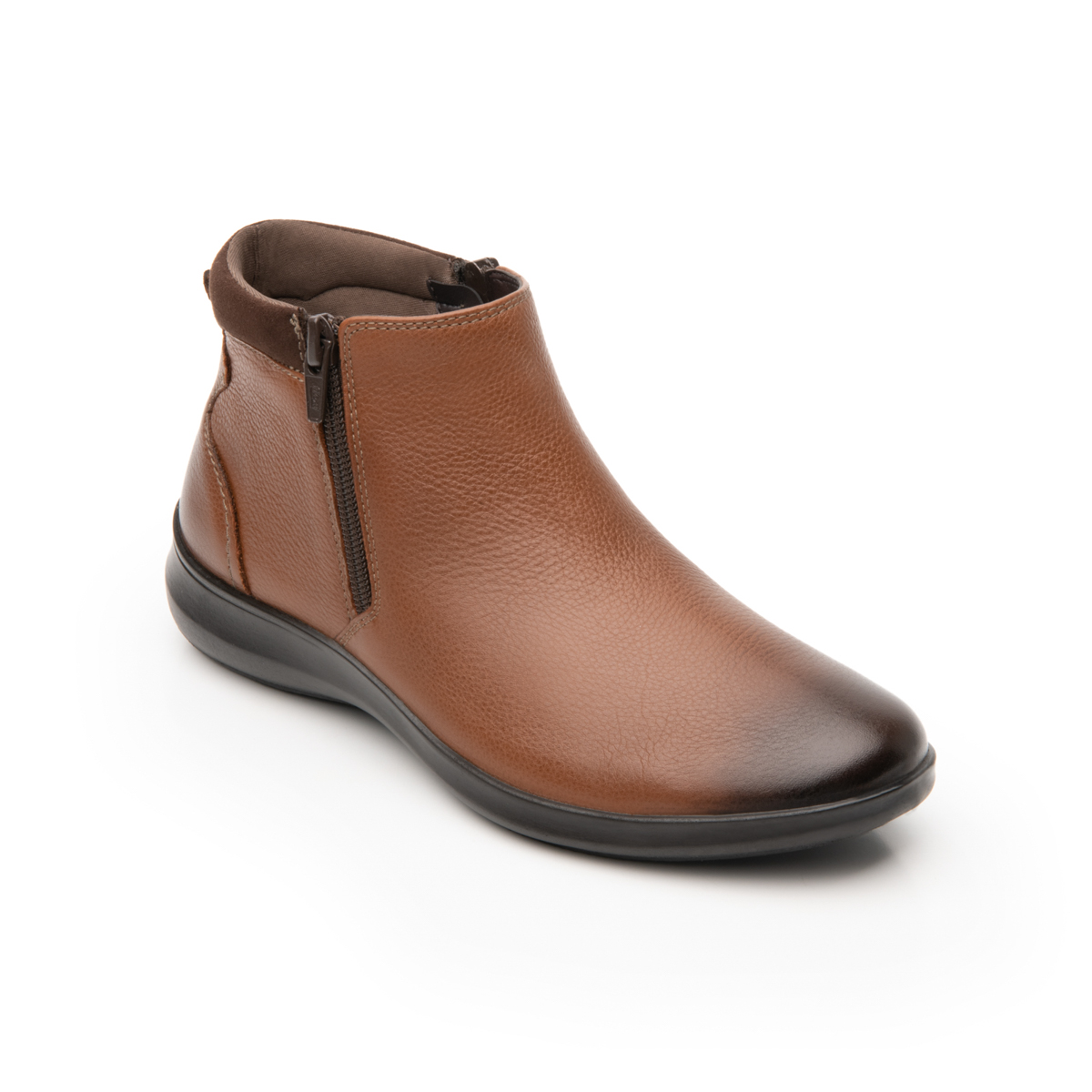 Botín Con Cierre Flexi Para Mujer Con Doble Cierre Estilo 25913 Cafe