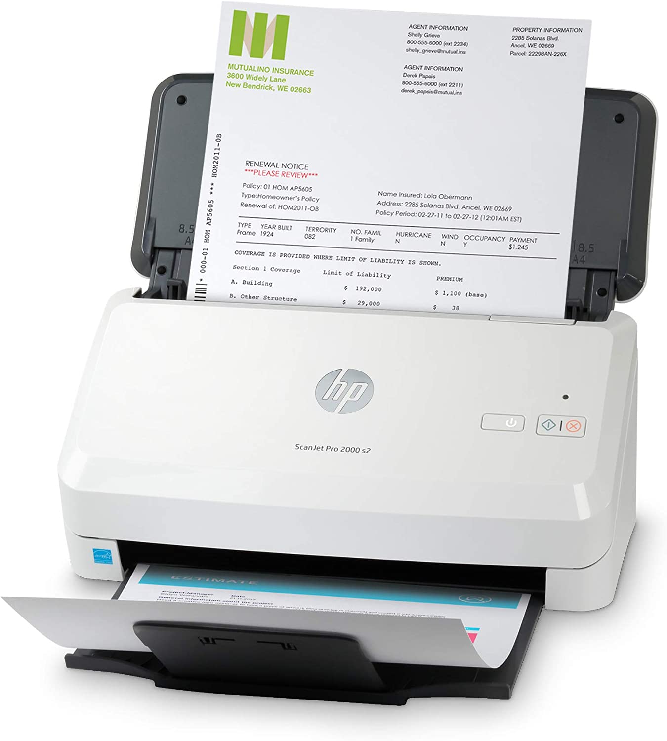 HP Scanjet Pro 2000 s2 Escáner de alimentación de Hojas