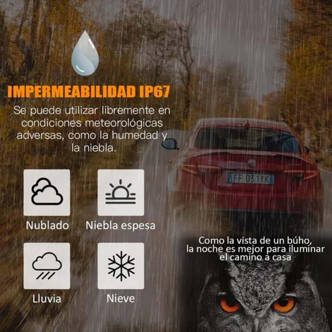 Par Faros Auxiliares Led 80w Alta/baja Doble Color Auto Moto