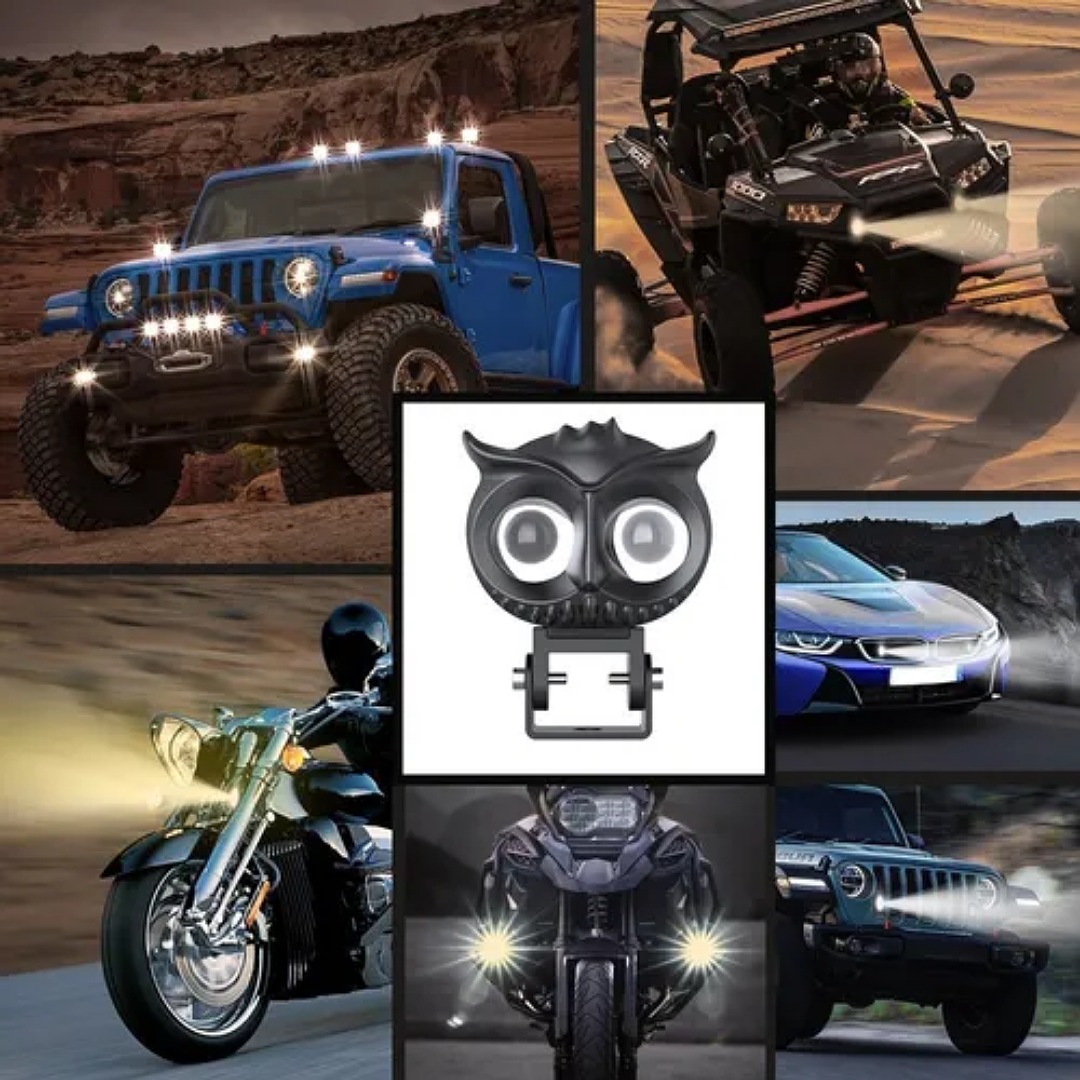 Par Faros Auxiliares Led 80w Alta/baja Doble Color Auto Moto