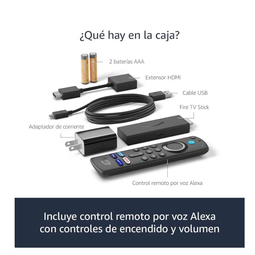 Amazon Fire Tv Stick Edición 2021 Dispositivo Streaming Hd Convierte tu Tv en Smart de forma facil y rapido
