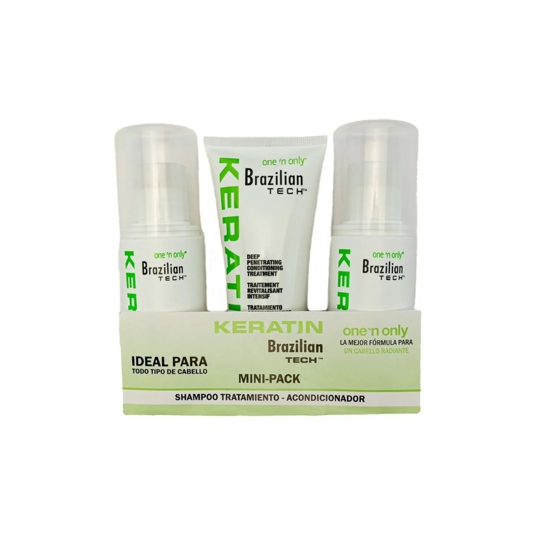 Keratina Brasileña OneN Only Kit Tratamiento Capilar Intensivo