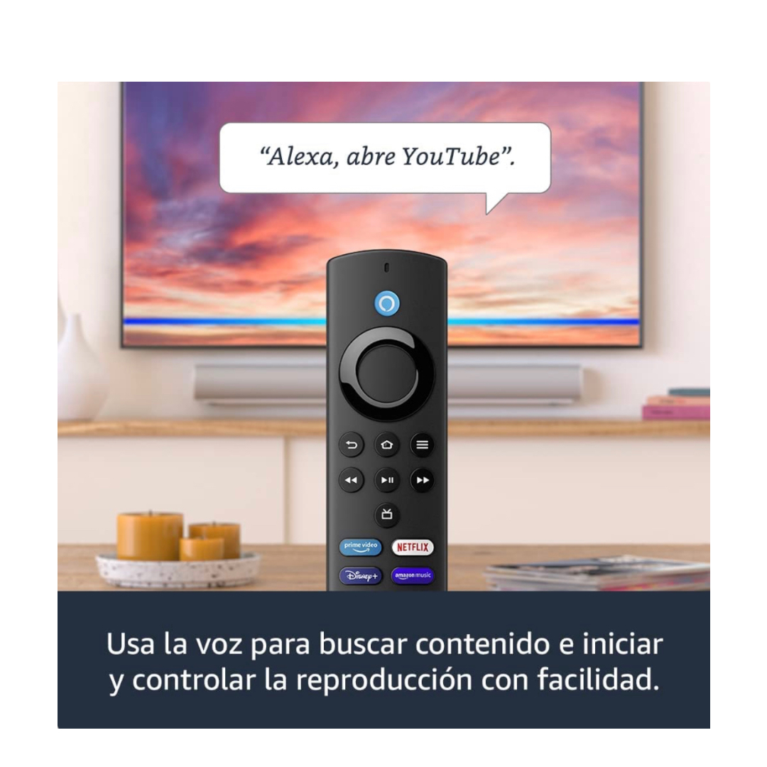 Amazon Fire Tv Stick Lite Control Remoto Por Voz Alexa Hd
