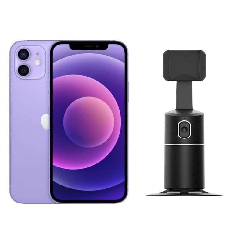 iPhone 12 64GB Morado Reacondicionado Grado A + Estabilizador