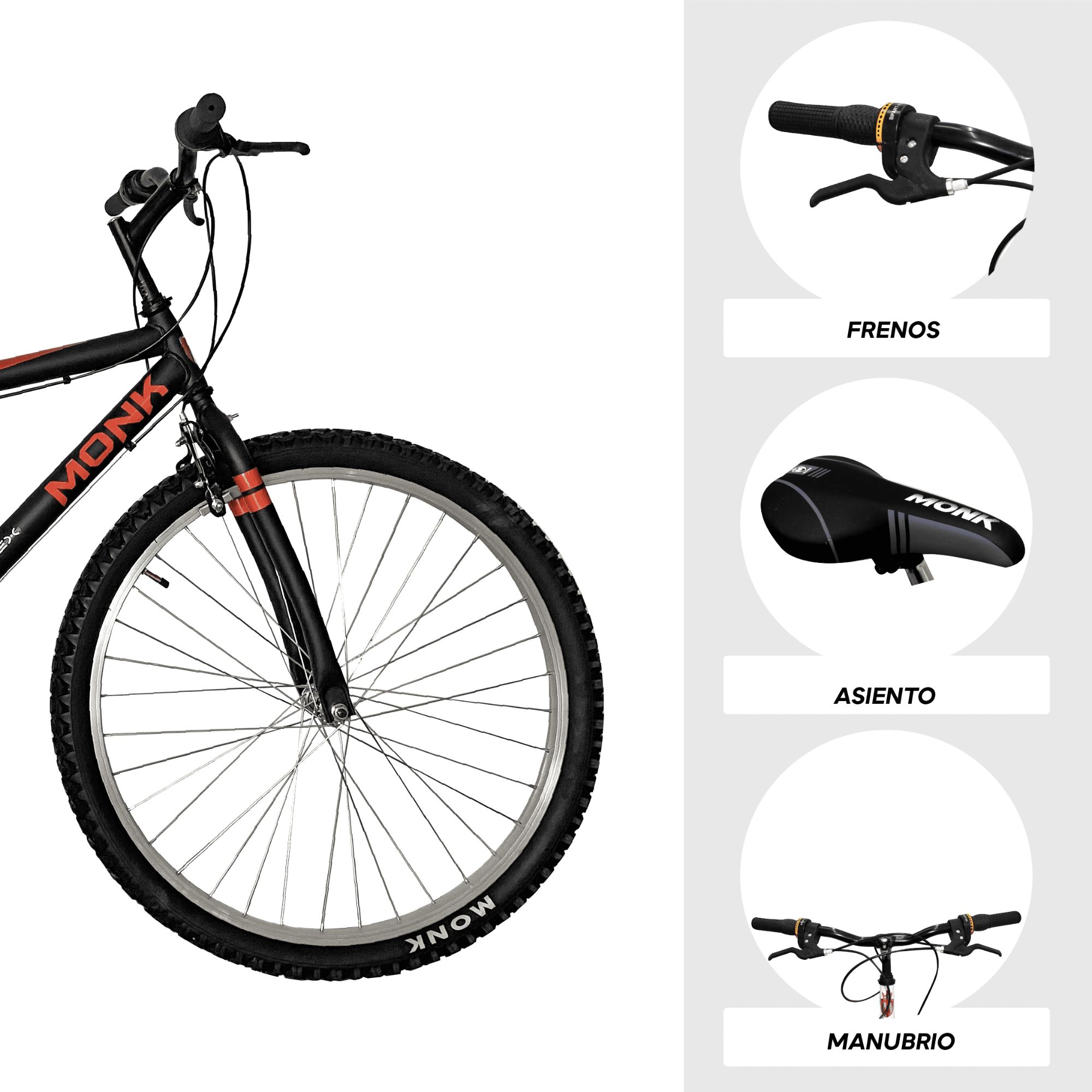 Kron Monk Reflex Rodada 26 18 Velocidades
