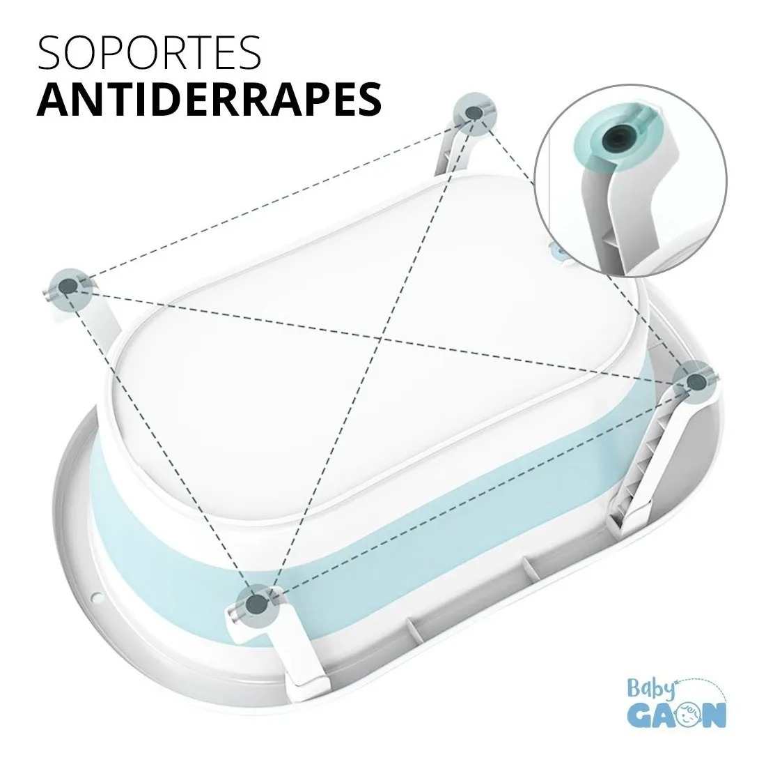 Bañera Tina De Baño Para Bebe Plegable Portatil Casa Y Viaje