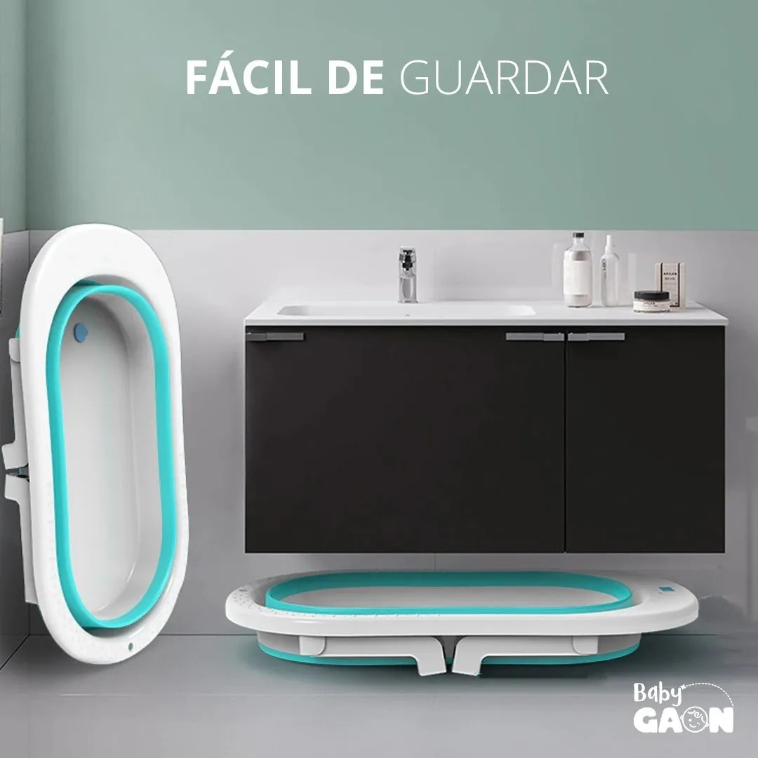 Bañera Tina De Baño Para Bebe Plegable Portatil Casa Y Viaje