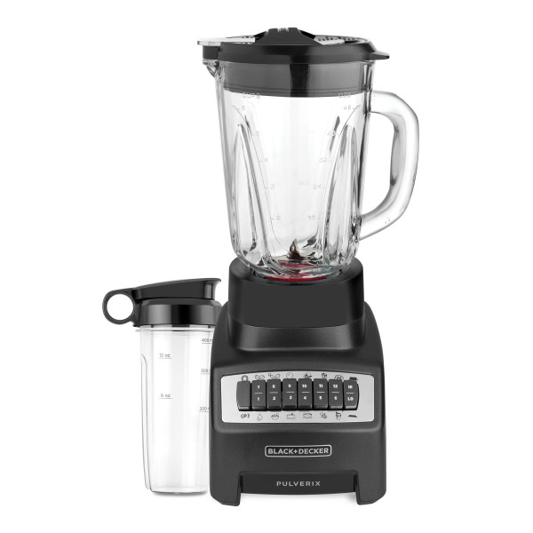 Licuadora Black and Decker BL1140MB-MX 12 Vel. Pulverix Negra