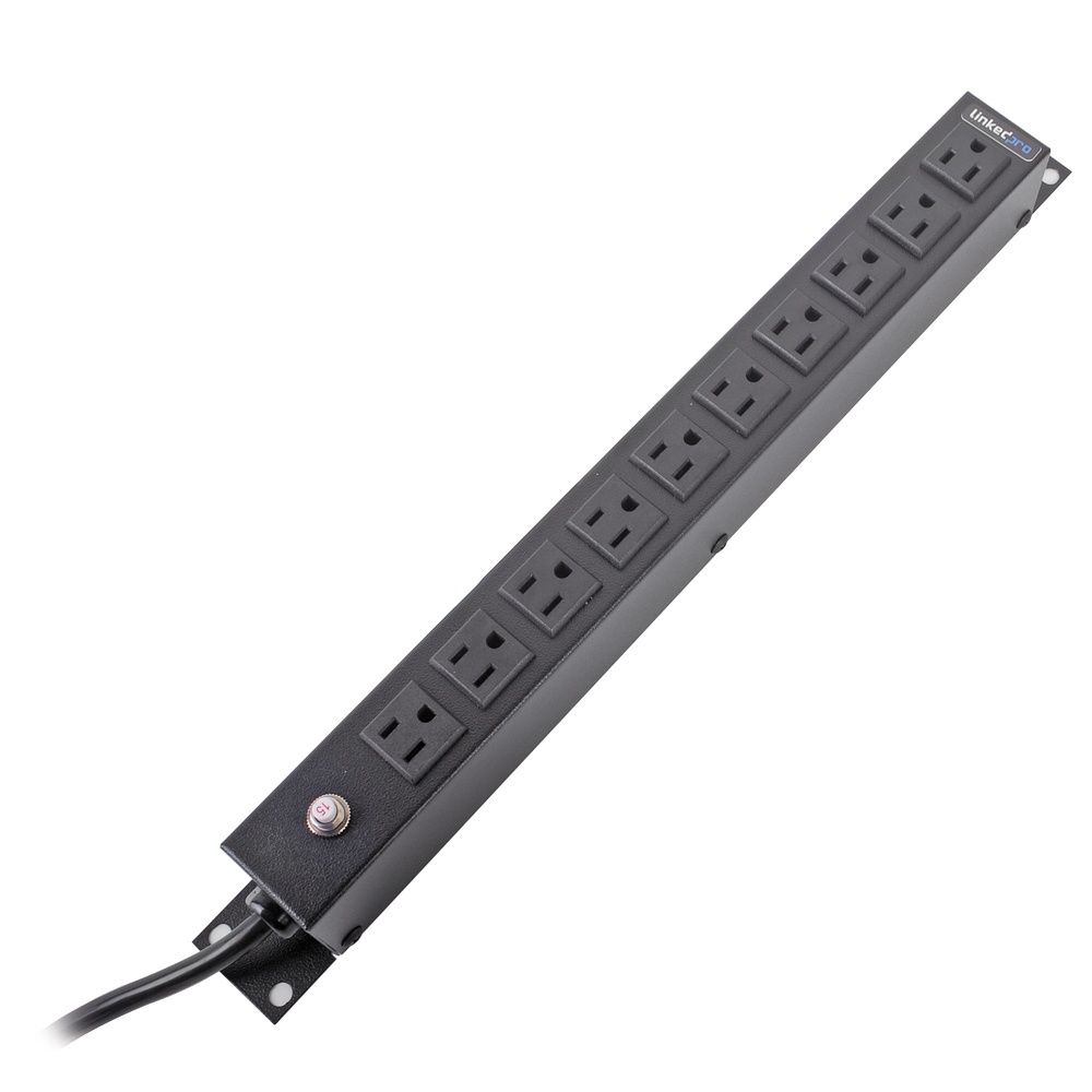 PDU LinkedPro para Rack 1U HTCM-1U, 15A, 120V, 8 Contactos 