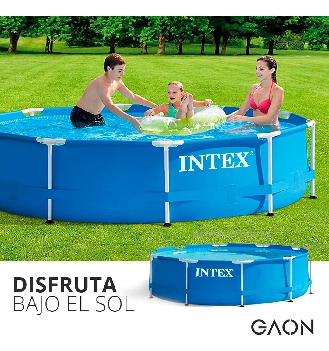 Alberca Armable Piscina Grande Estructural De Acero Gaon