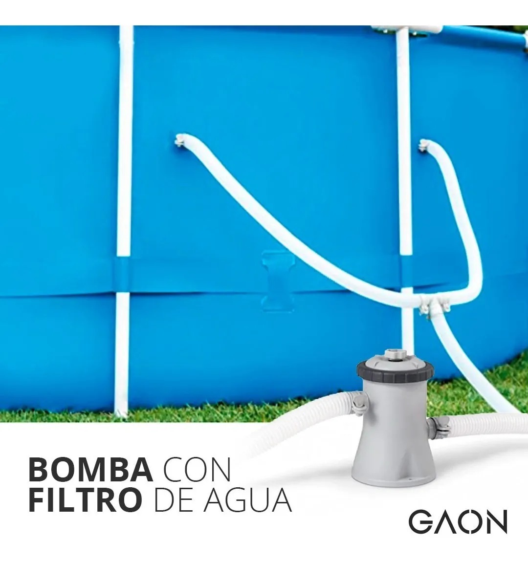 Alberca Armable Piscina Grande Estructural De Acero Gaon