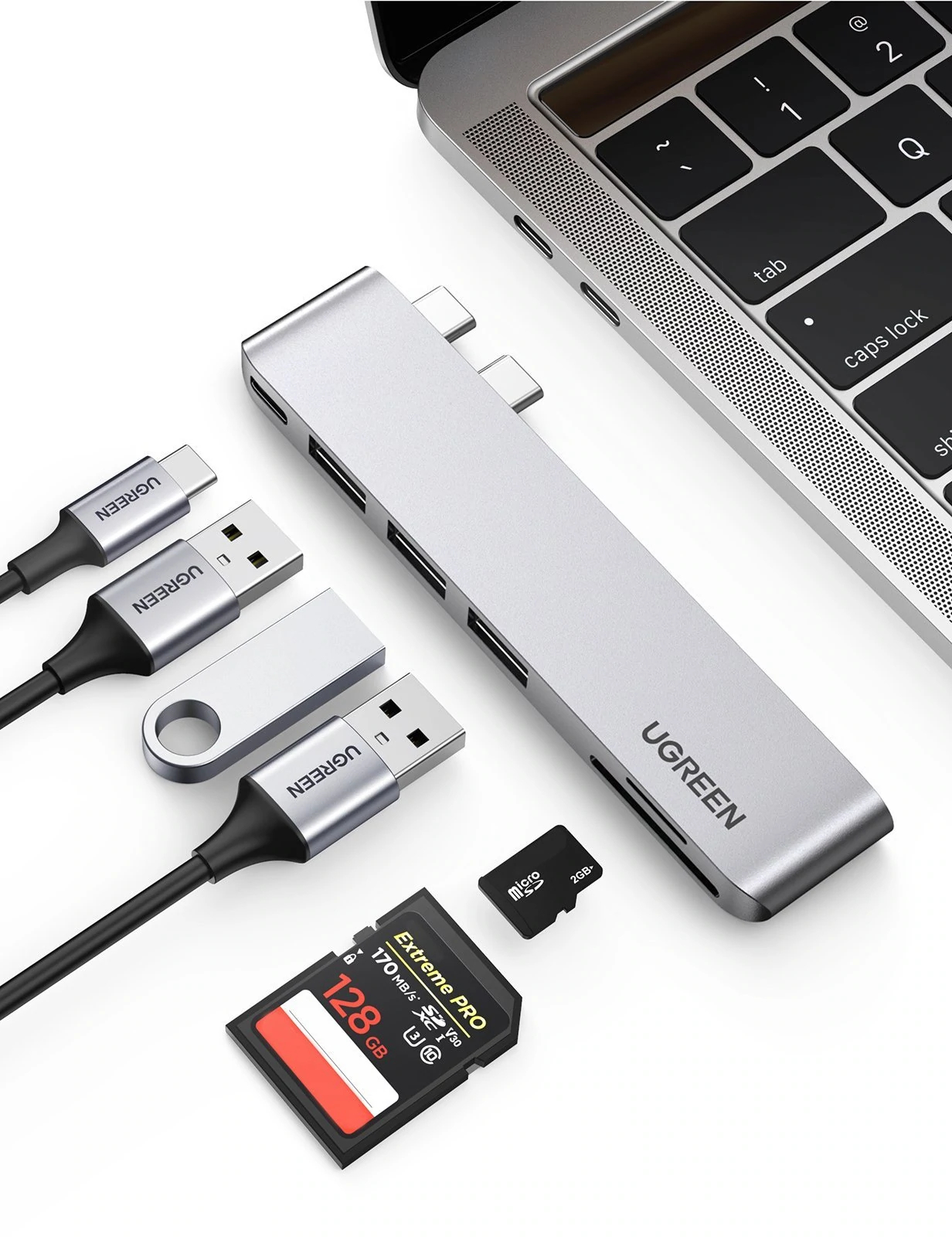 Hub Usb C A Thunderbolt 3 100w Pd 40gbps Para Macbook Ugreen