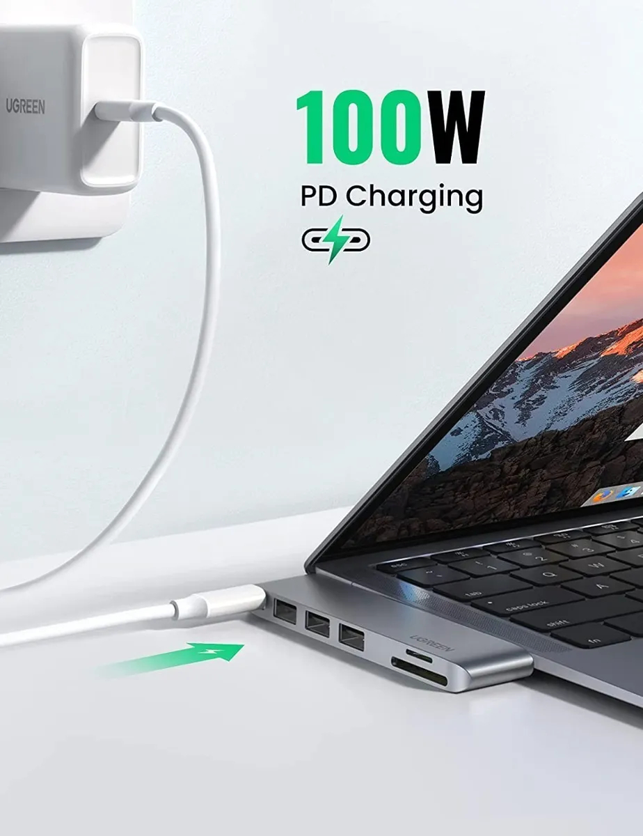 Hub Usb C A Thunderbolt 3 100w Pd 40gbps Para Macbook Ugreen