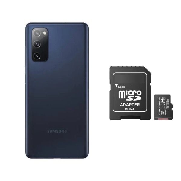 Samsung Galaxy S20 FE 5G Snapdragon 128GB Cloud Navy Reacondicionado+ Memoria MicroSD 64GB de regalo.