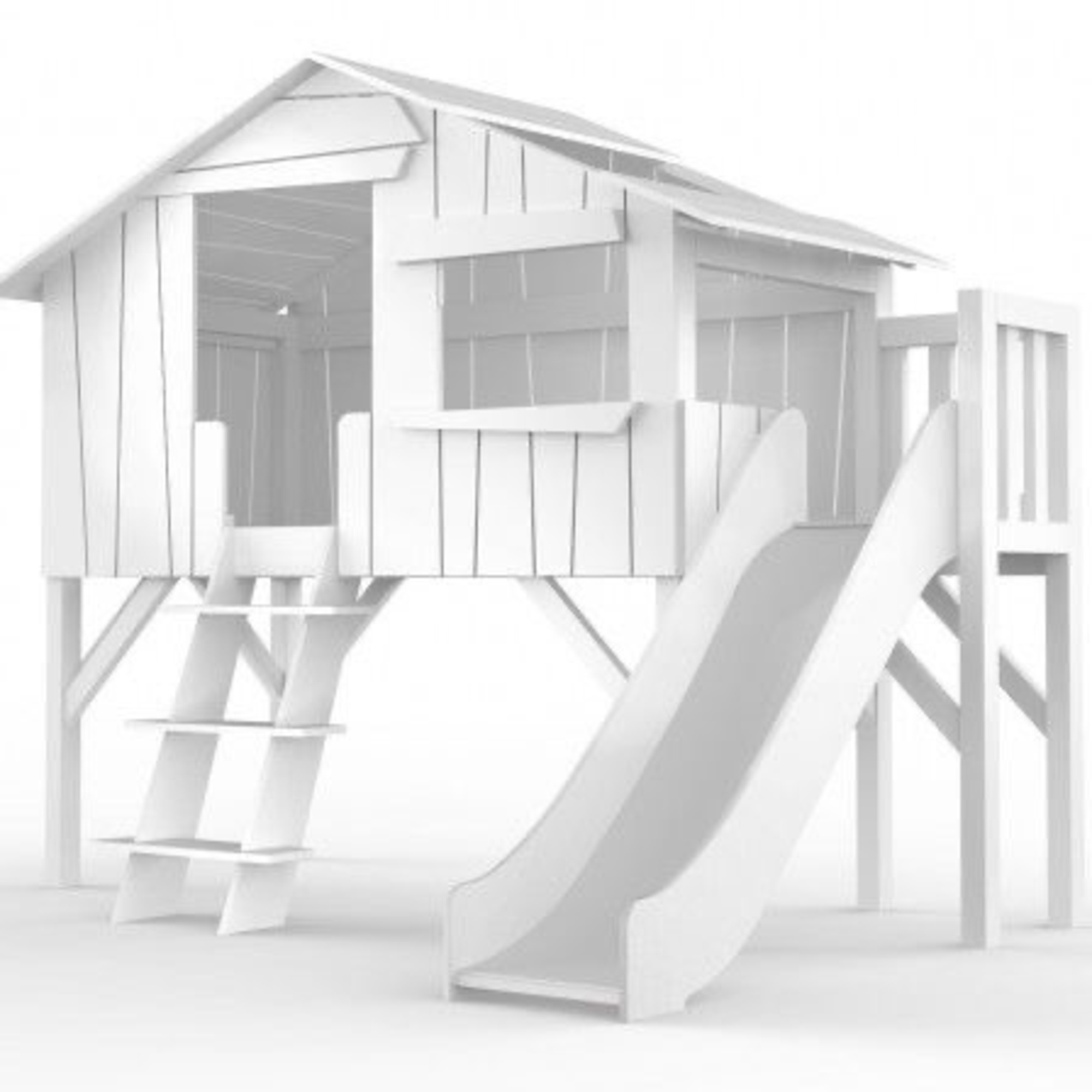 Cama casita infantil de madera Tree