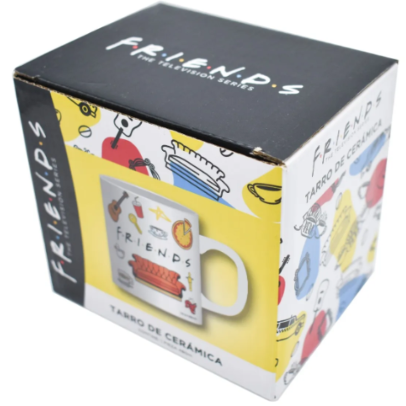  Fun Kids 1729-76 Taza para Café Blanca Serie Friends 480 mililitros