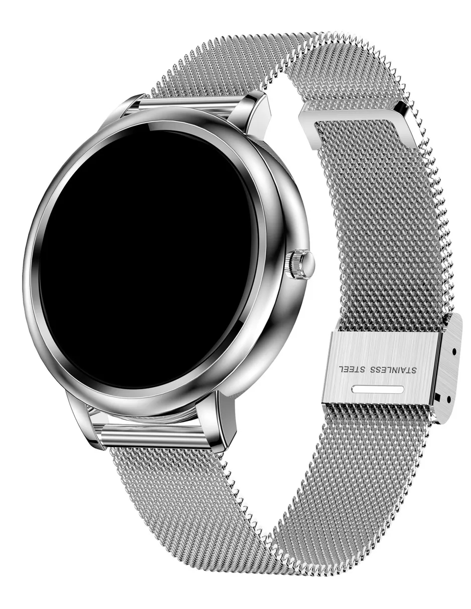 Smart Watch Reloj Inteligente Unisex MK20 Petukita Box Plata