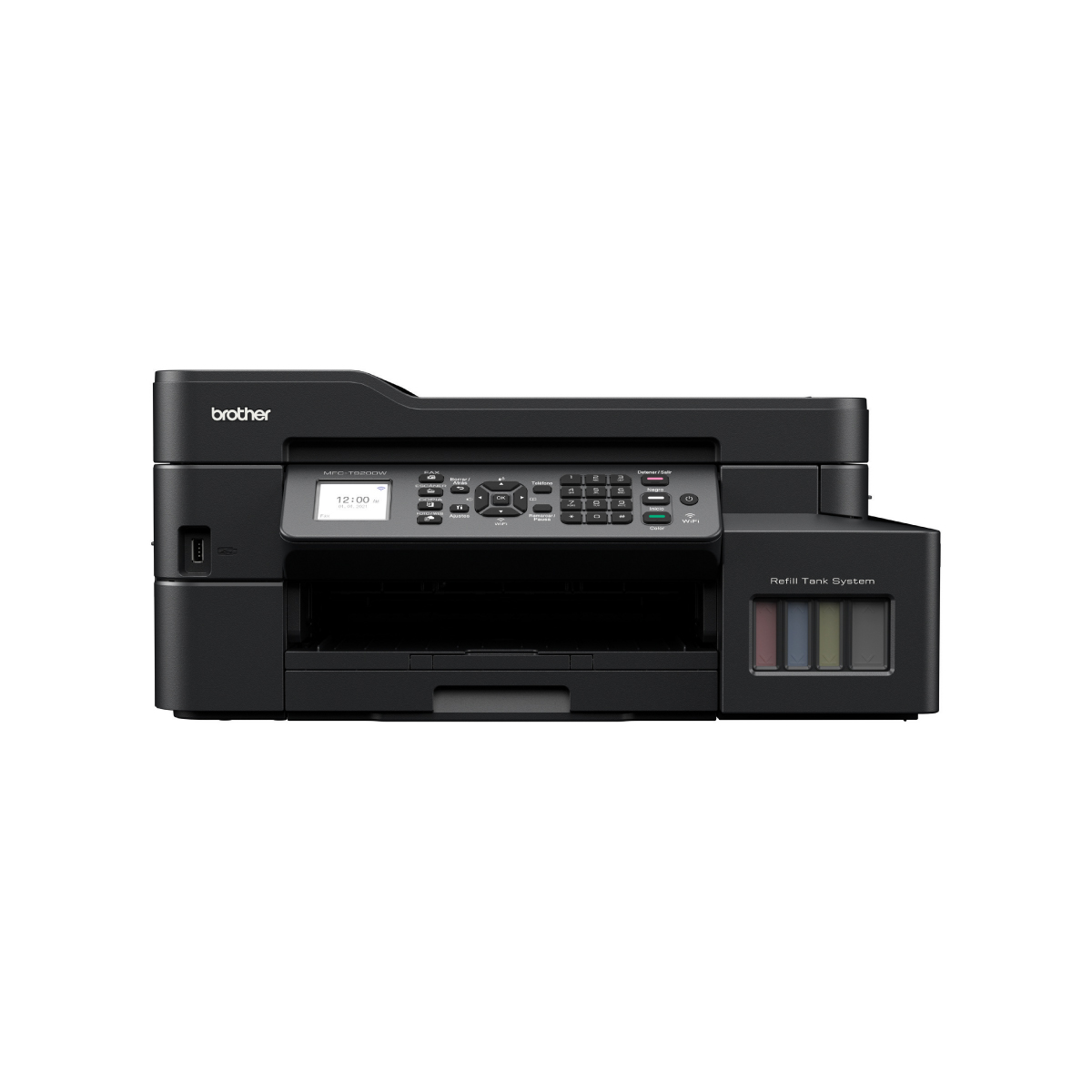 Impresora Multifuncional Brother MFC-T920DW de Inyección de tinta a color con WiFi (Reacondicionado A, Empaque Dañado).