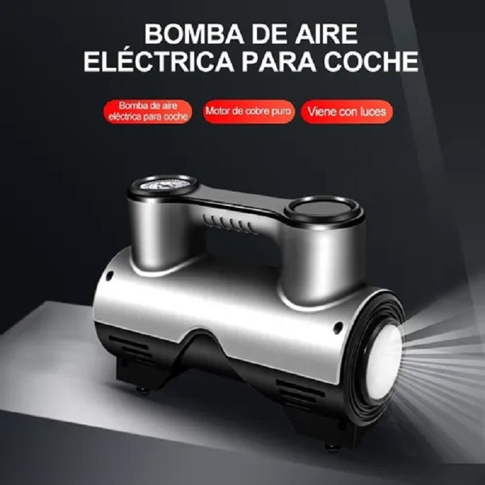 Compresor De Aire Portátil Mini Inflador De Neumáticos 12v