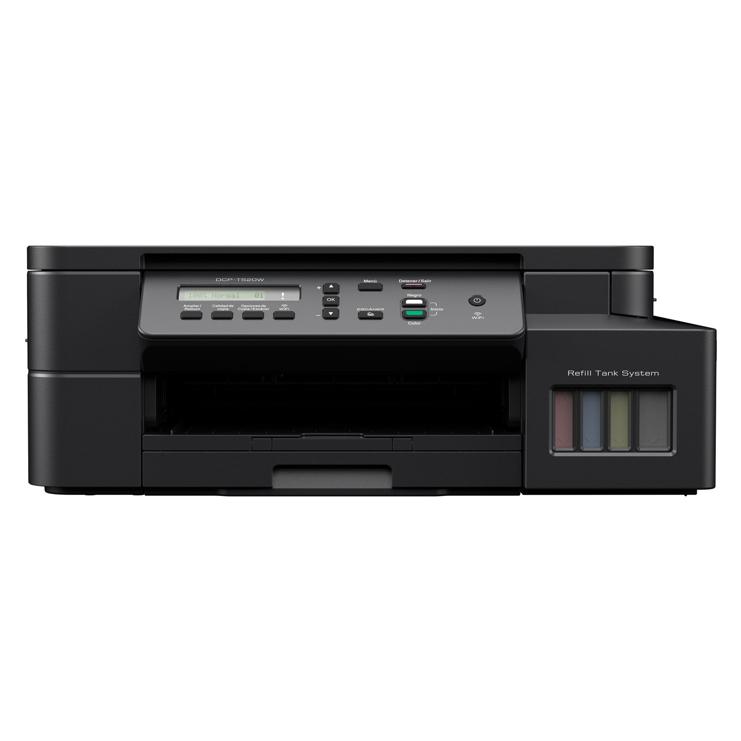 Impresora Multifuncional Brother DCP-T520W de Inyección de tinta a color con WiFi (Reacondicionado A, Empaque Dañado)