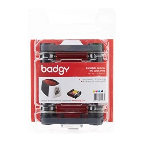 Kit Badgy De Cinta / + 100 Tarjetas Pvc 100/200 / CBGP0001C