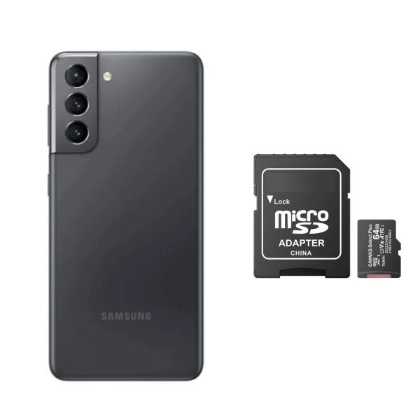Samsung Galaxy S21 FE 5G 128GB Grafito NUEVO  Snapdragon  + Memoria MicroSD 64GB de regalo