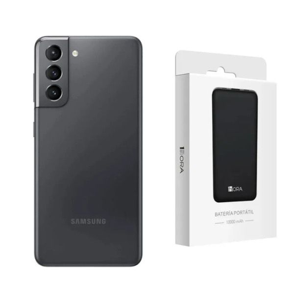 Samsung Galaxy S21 FE 5G 128GB Grafito Snapdragon Reacondicionado + Batería recargable 10000 mAh de regalo