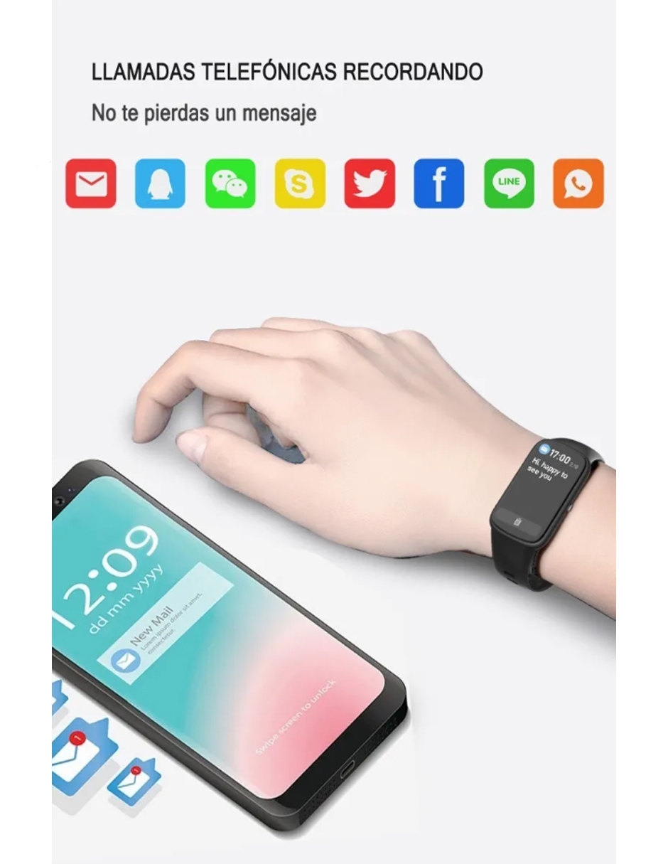 Reloj Inteligente Smart Watch Petukita Box C11 Rosa