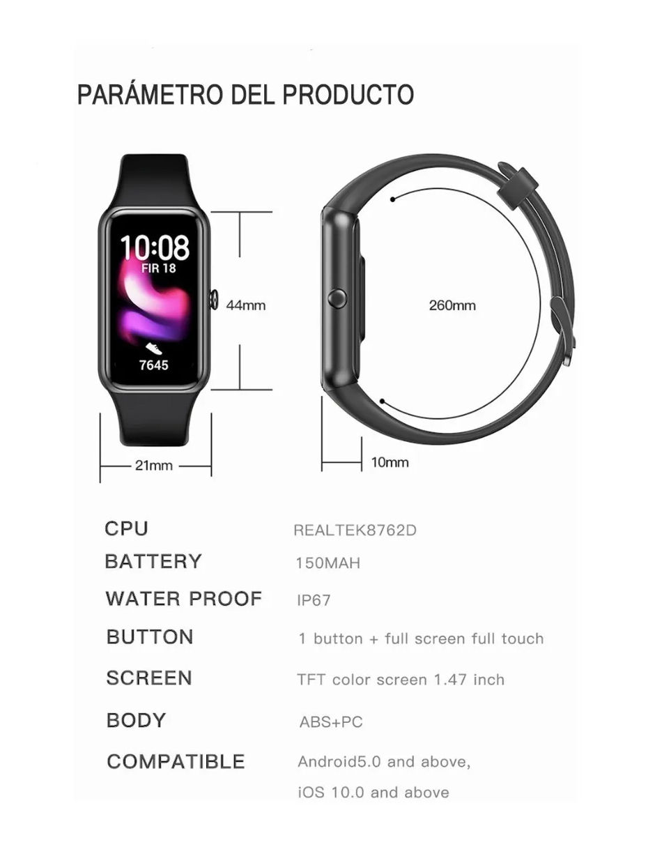 Reloj Inteligente Smart Watch Petukita Box C11 Rosa