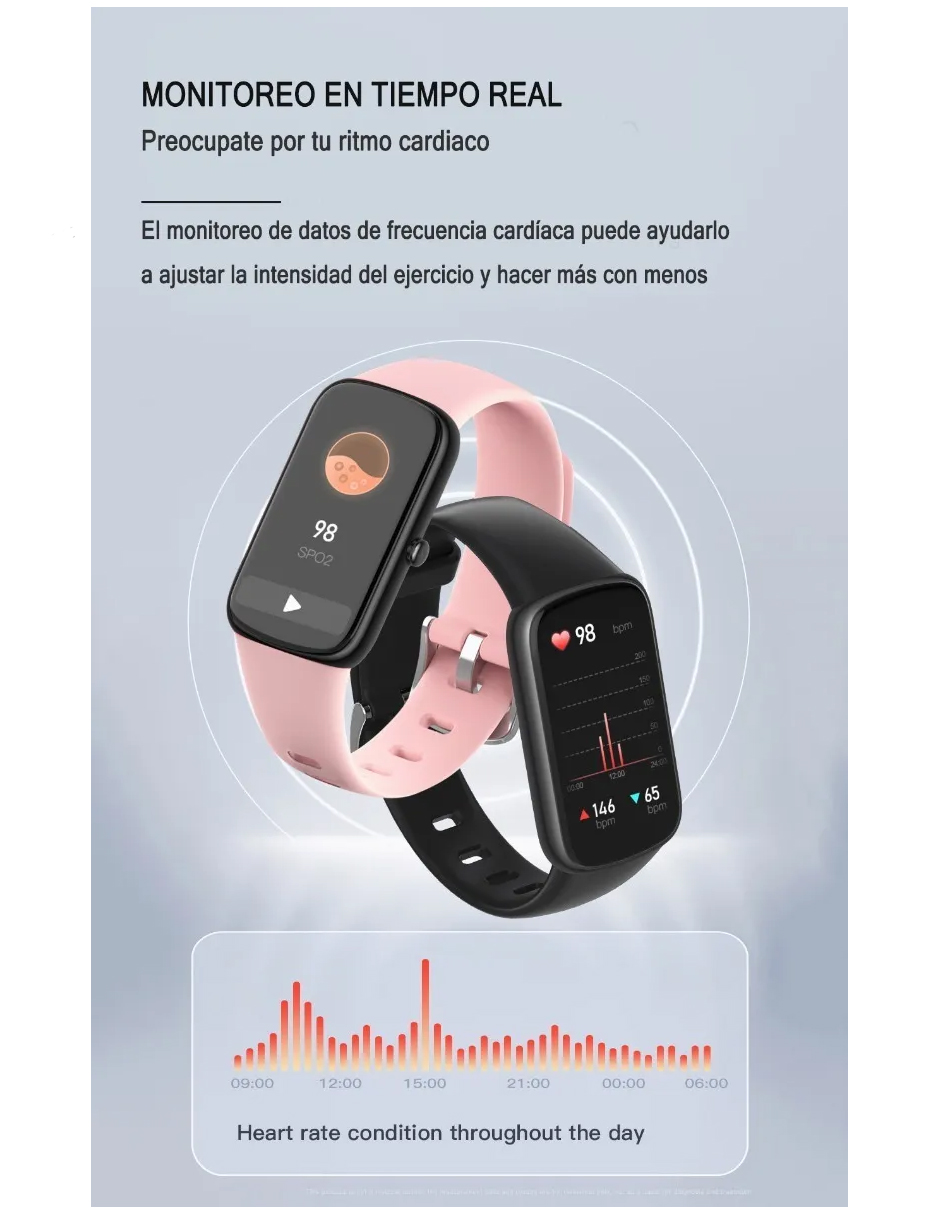 Reloj Inteligente Smart Watch Petukita Box C11 Rosa