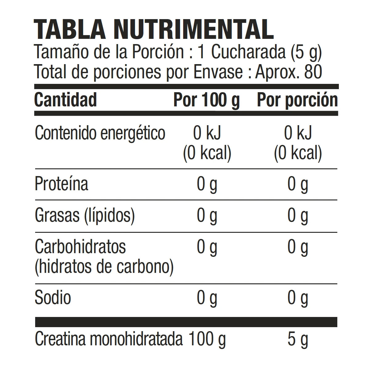 Creatina Muscletech Sixstar 100% Creatine Monohydrate 400g 80 serv.